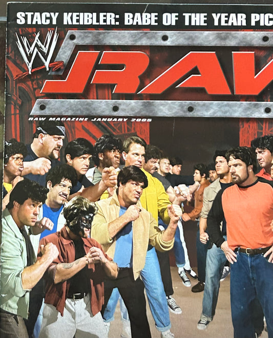 * WWE Magazine January 2005 (Stacy Keibler Red Hot Pictorial Inside)