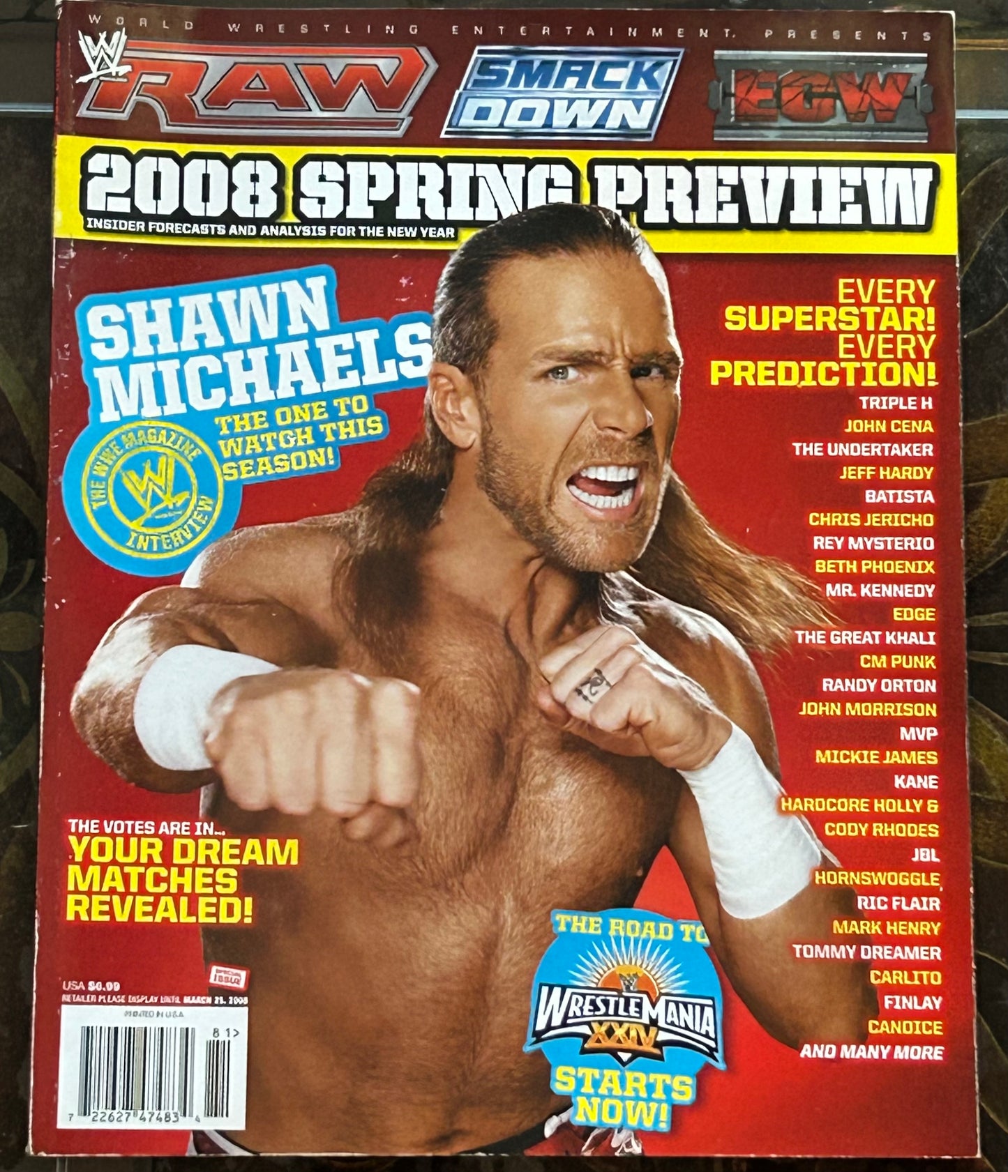 * WWE Magazine “2008 Spring Preview” Collector’s Edition
