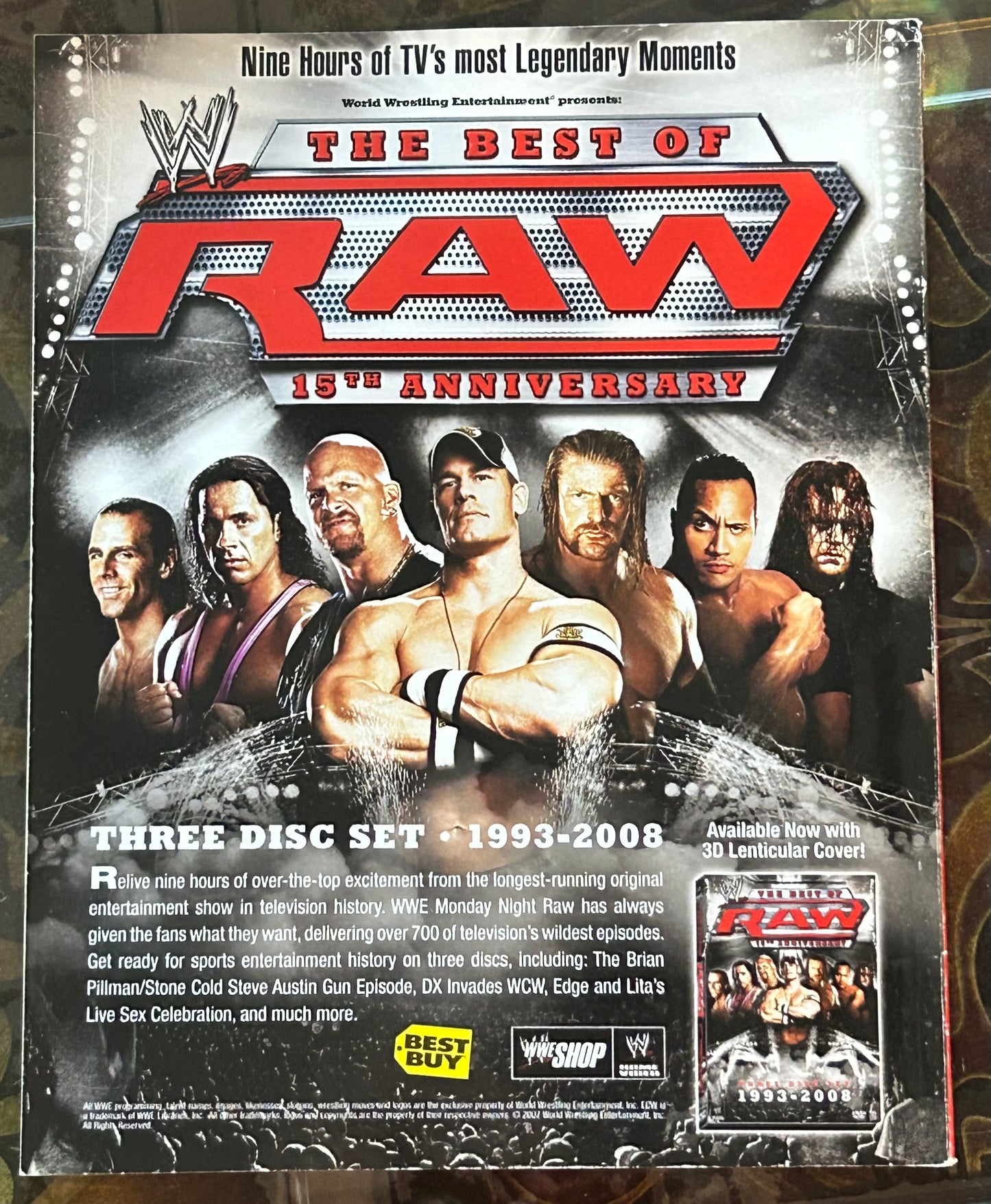 * WWE Magazine “RAW 15th Anniversary” 15 Years of RAW