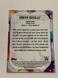 Sonya Deville 2020 WWE Topps Chrome X-Fractor Refractor Card