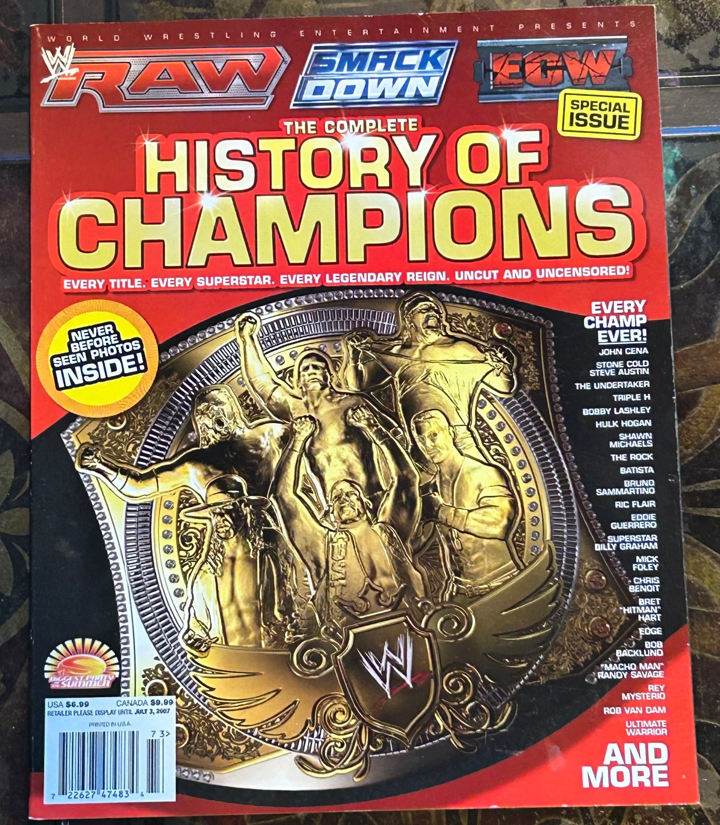* WWE Magazine “The Complete History of Champions”