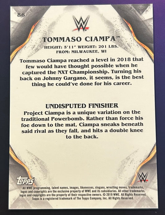 * Tommaso Ciampa 2019 Topps Undisputed Card