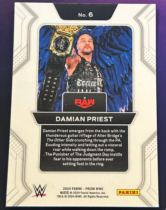 * Damian Priest 2024 WWE Panini Prizm “Prizmatic” Insert Card