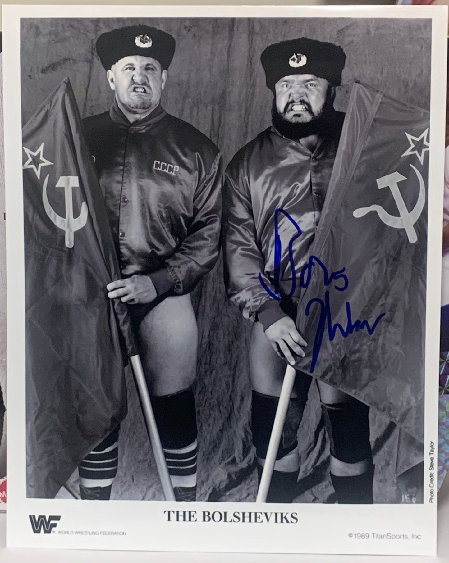 Boris Zhukov Signed 8x10 Color Photo (Comes w/COA)