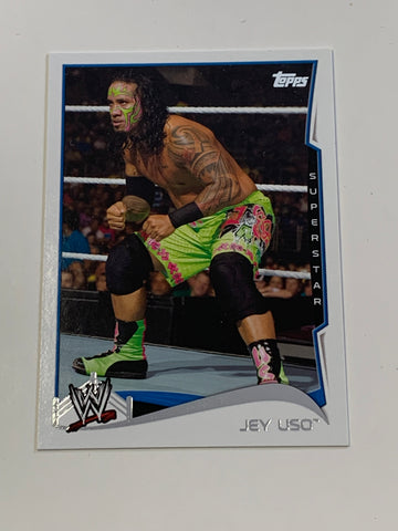 Jey Uso 2014 WWE Topps Card BLOODLINE