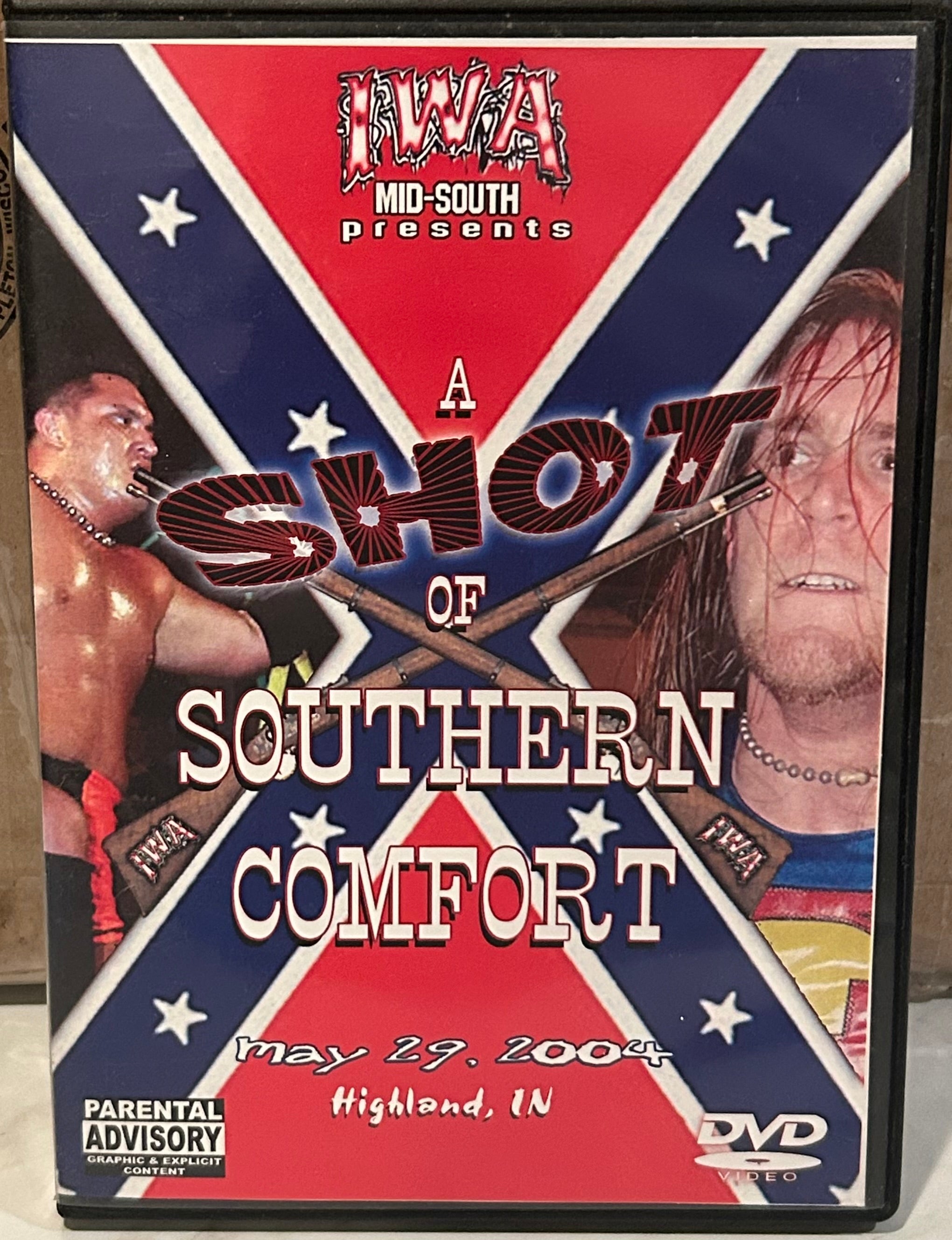 IWA Mid-South Wrestling DVD “A Shot of Southern Comfort” 5/29/2004