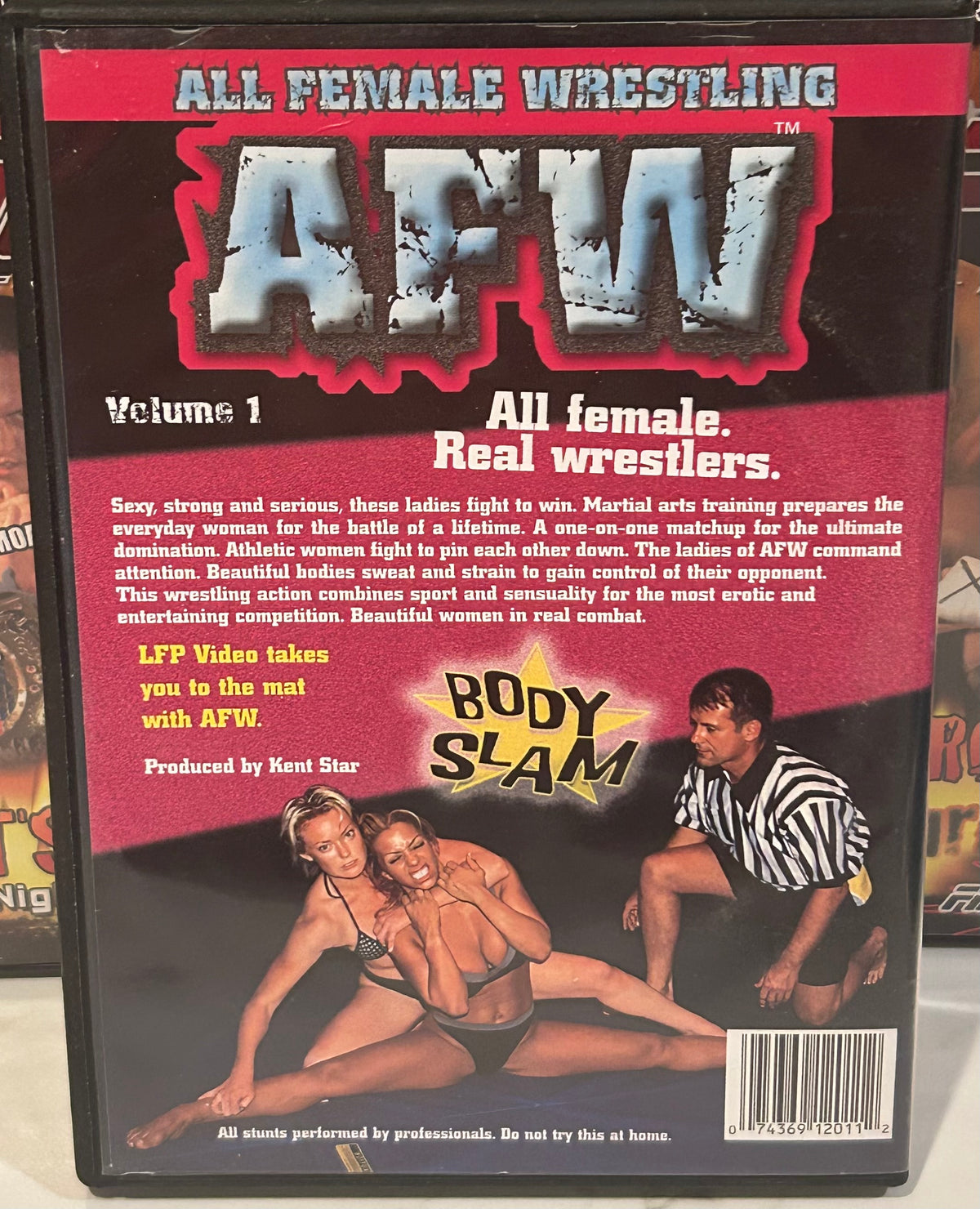 + AFW DVD “All Female Wrestling Vol 1” Body Slam