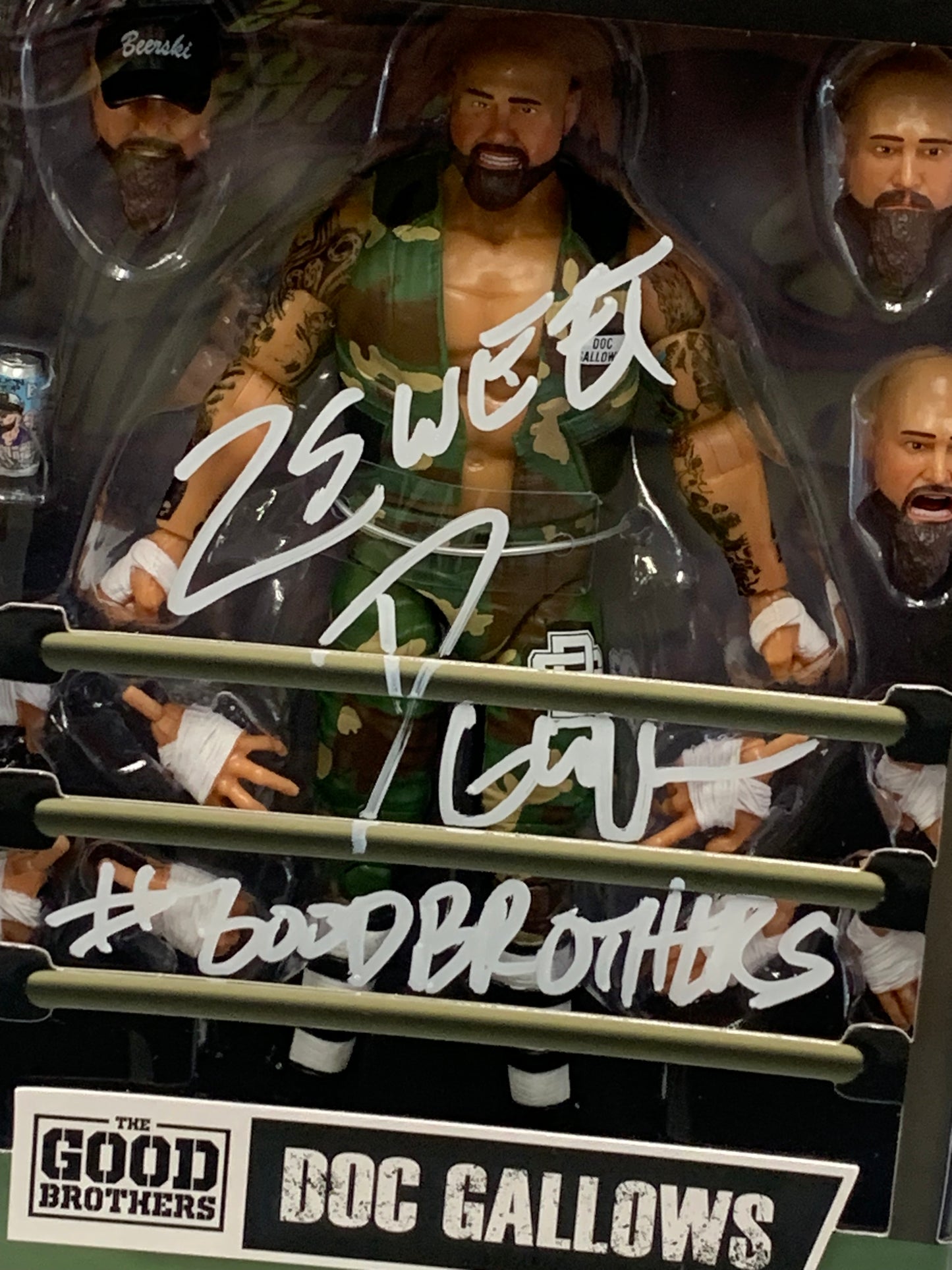 Doc Gallows SIGNED Impact Ultimate Super 7 Action Figure (Comes w/COA)
