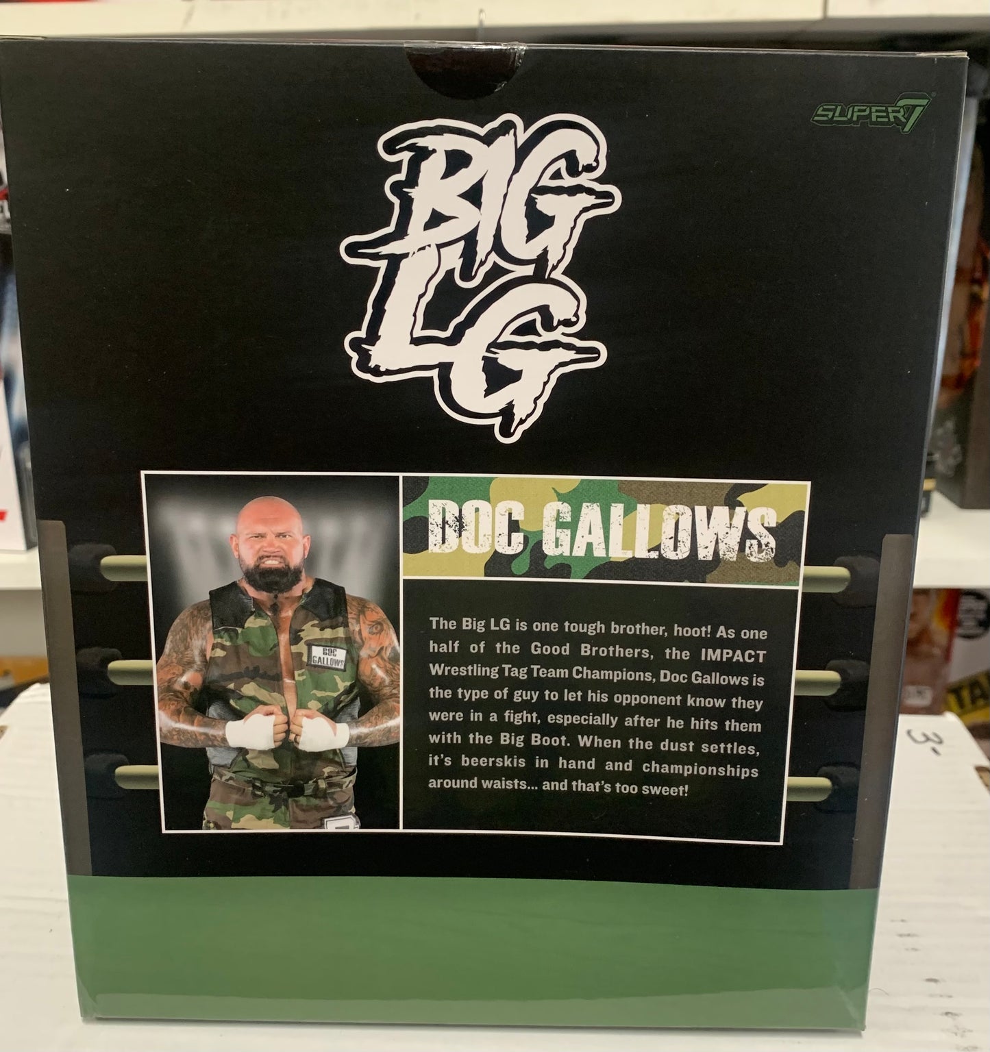 Doc Gallows SIGNED Impact Ultimate Super 7 Action Figure (Comes w/COA)