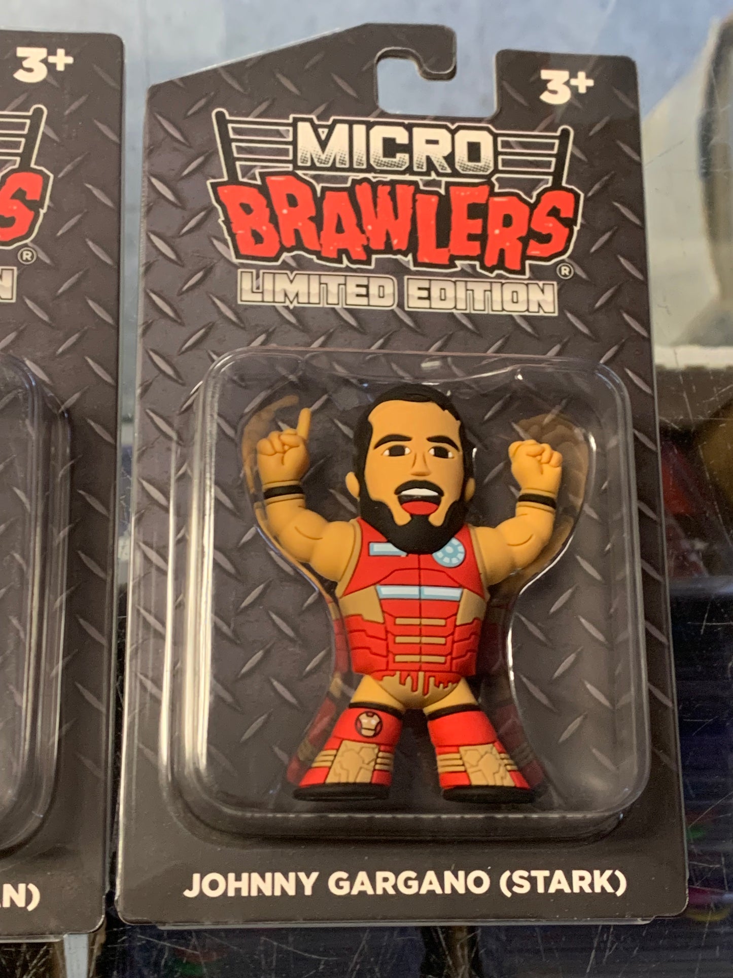 Johnny Gargano Lot of 3 Limited Edition Micro Brawlers (Johnny Wrestling)