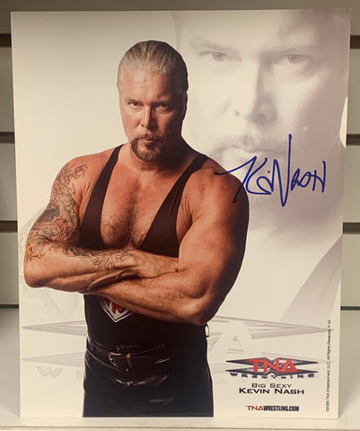 Kevin Nash Signed TNA Official Promo (Comes w/COA)