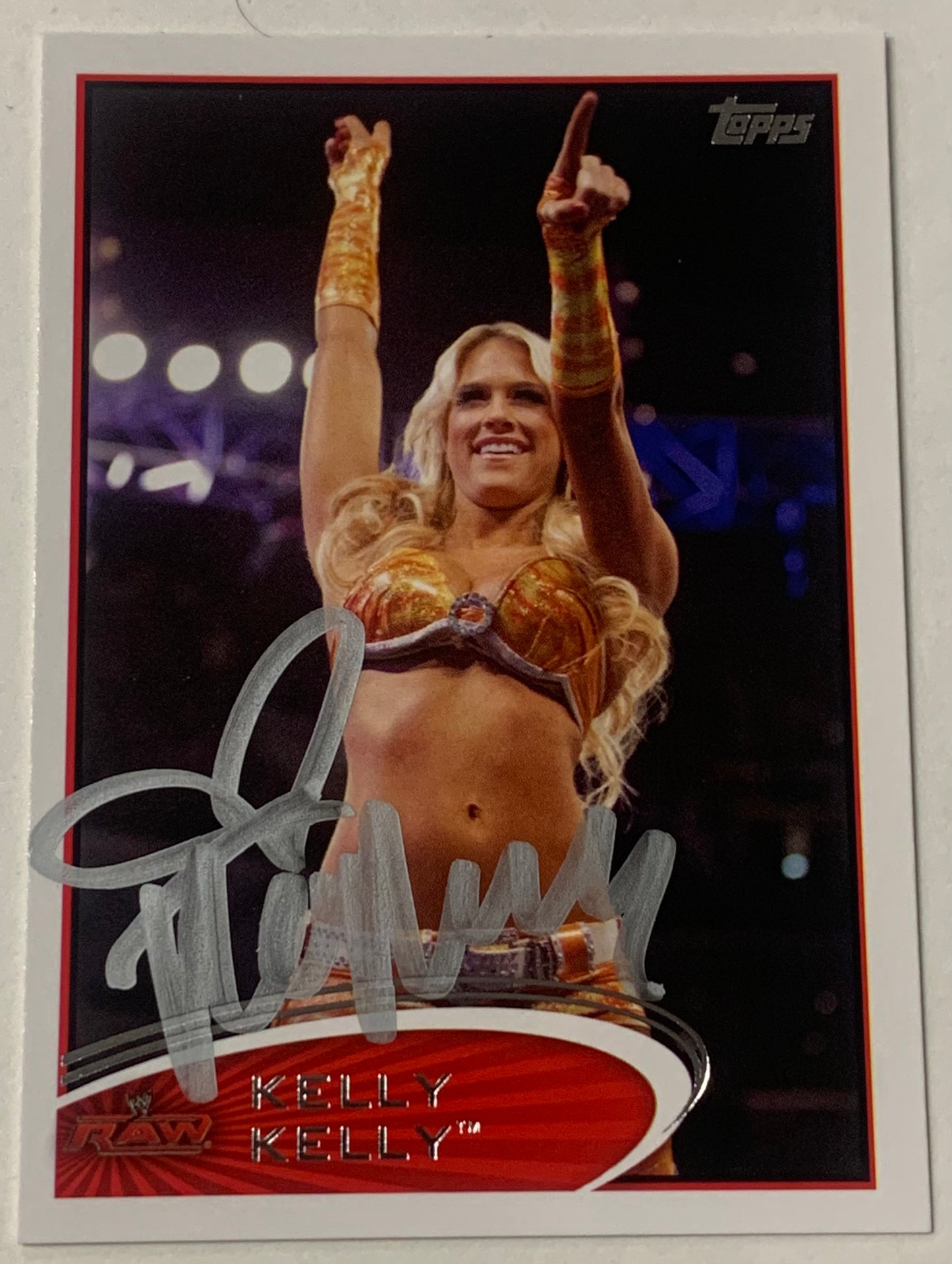 Kelly Kelly 2012 WWE SIGNED Topps Card (Comes w/COA)