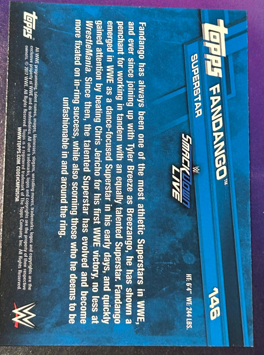* Fandango 2017 WWE Topps Card