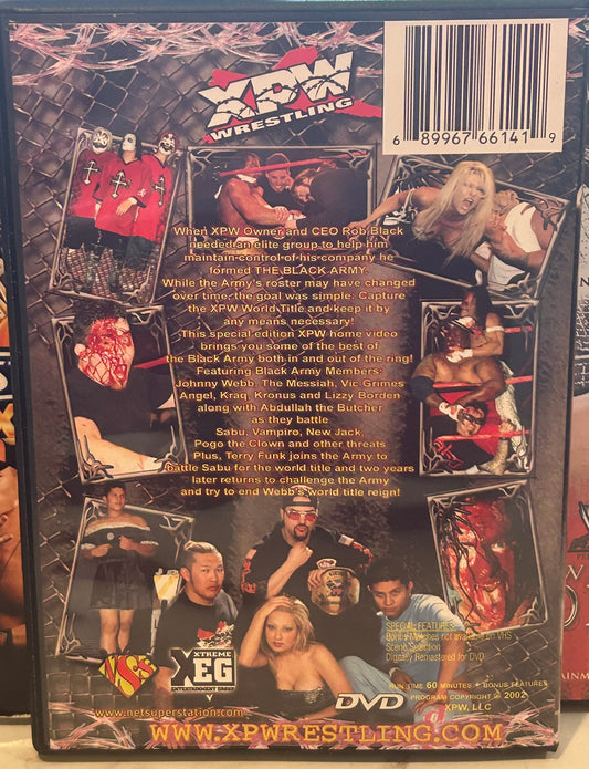 + XPW DVD “Best of The Black Army” (Terry Funk, Abby, Sabu & so much more)