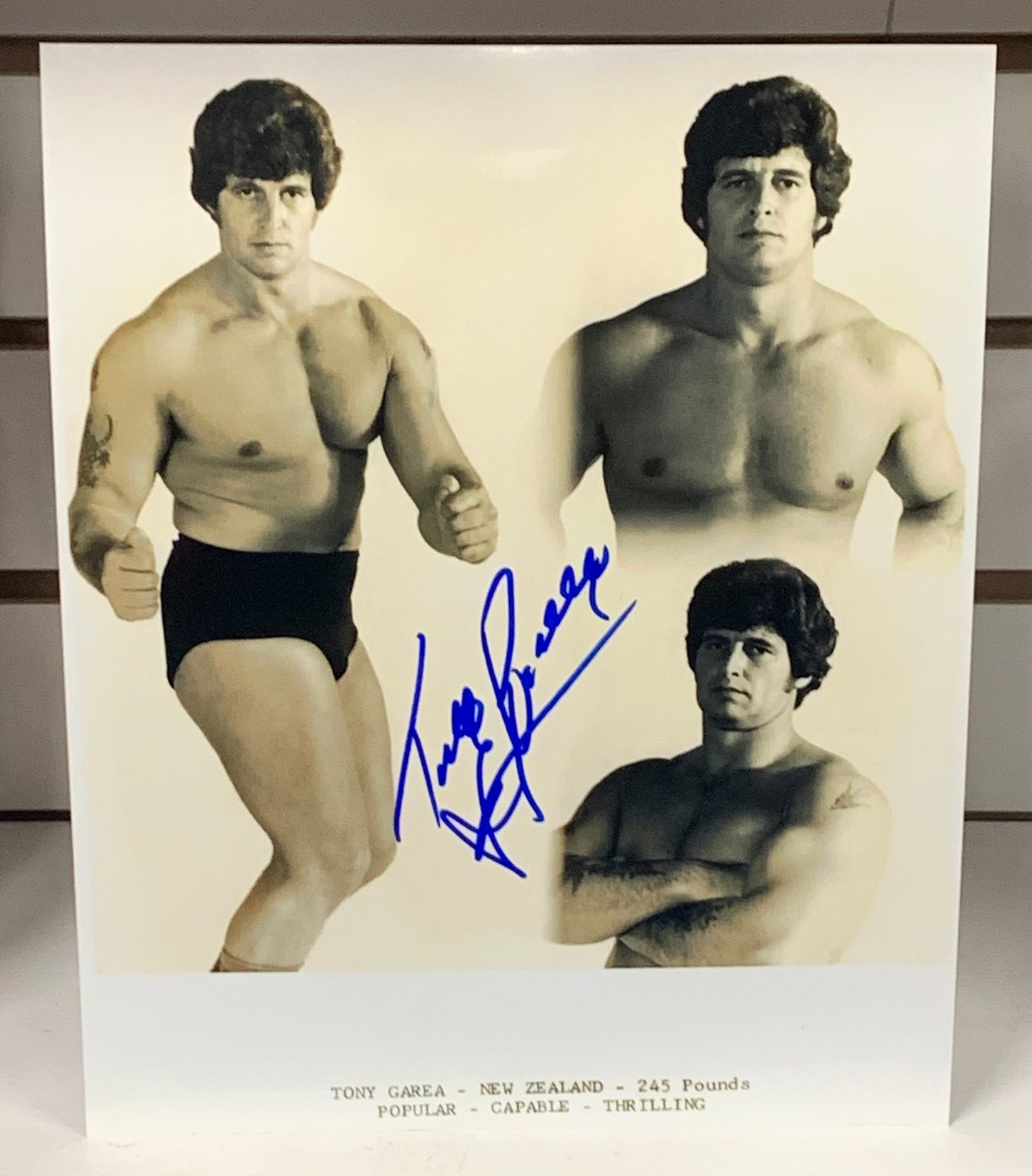 Tony Garea Signed 8x10 Photo WWE