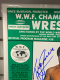 Tony Garea Signed WWF MSG Program 10/20/1980 (Comes w/COA)