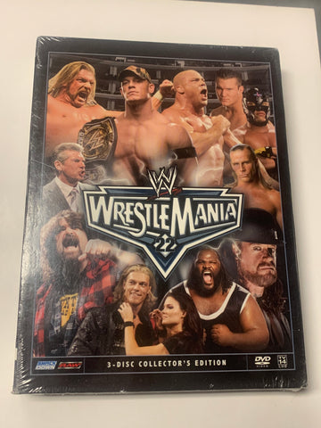 WWE WrestleMania 22 DVD (Sealed) 3-Discs