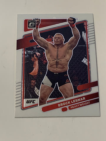 Brock Lesnar 2022 UFC Donruss Optics Card