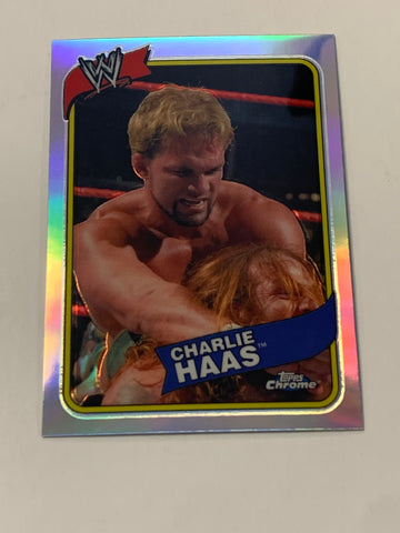 Charlie Haas 2008 WWE Topps Chrome Heritage REFRACTOR Card