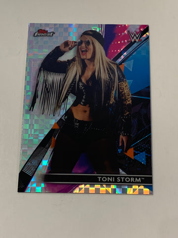 Toni Storm WWE Topps Finest X-Fractor Card