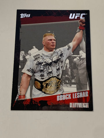 Brock Lesnar 2010 UFC Topps Card