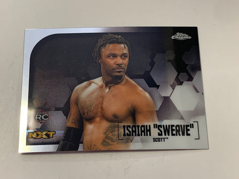Swerve Strickland 2020 WWE NXT Topps Chrome ROOKIE Card AEW