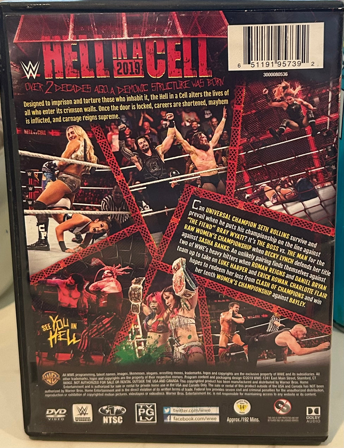 + WWE DVD “Hell in a Cell 2019” (Bray Wyatt, The Fiend)