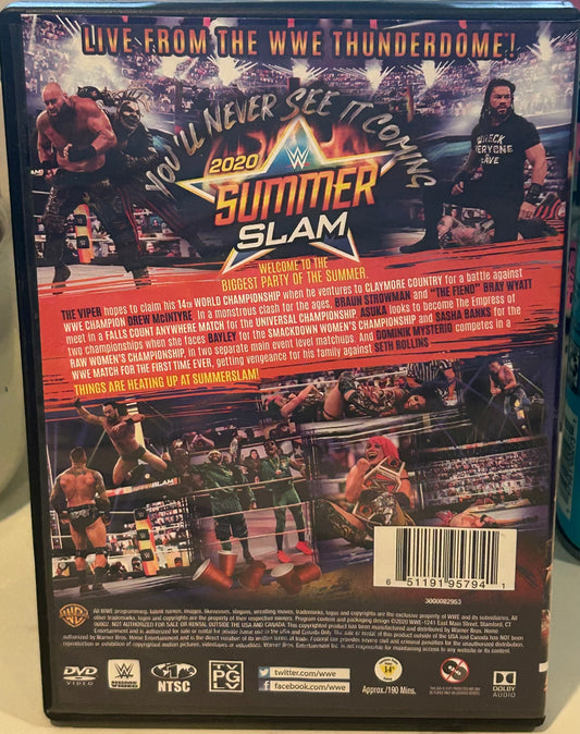 + WWE DVD “Summer Slam 2020” (Bray Wyatt, Randy Orton, Sasha Banks & so much more)
