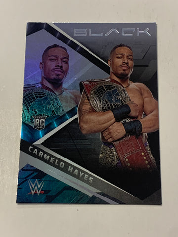 Carmelo Hayes 2022 WWE NXT Chronicles Black ROOKIE Card