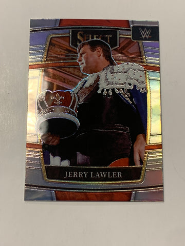 Jerry “The King” Lawler 2022 WWE Select Prizm Silver Refractor Card