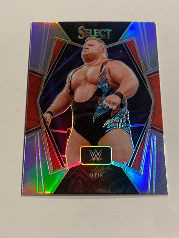 Otis 2022 WWE Select Prizm Silver Refractor Card
