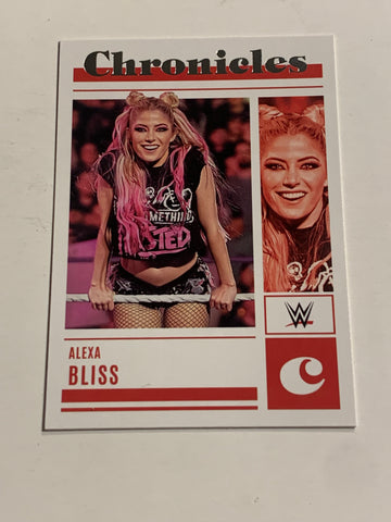 Alexa Bliss 2023 WWE Panini Chronicles Card