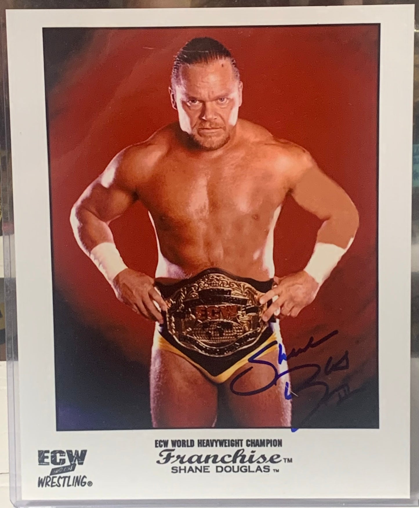 “The Franchise” Shane Douglas Signed 8x10 Color Photo (Comes w/COA)