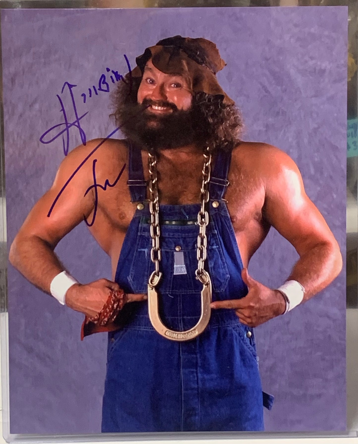 Hillbilly Jim Authentic Signed 8x10 Color Photo (Comes w/COA)