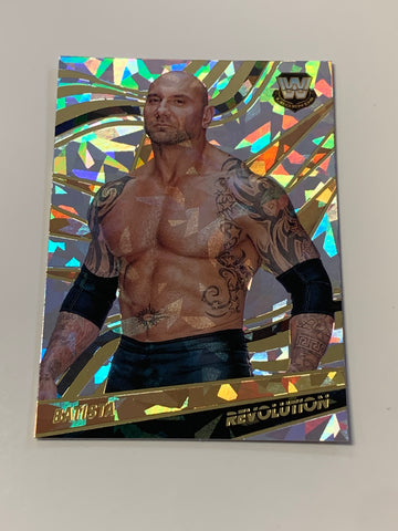 Batista 2022 WWE Revolution “Fractal” Parallel Card