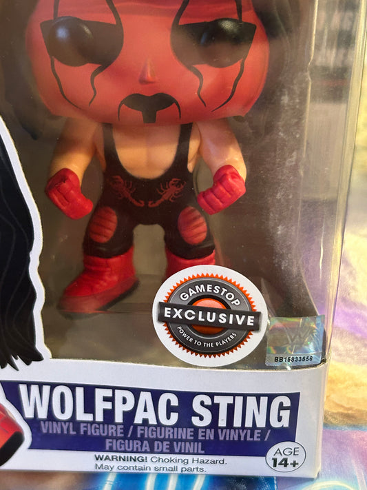 * Wolfpac Sting WWE Exclusive Funko Pop