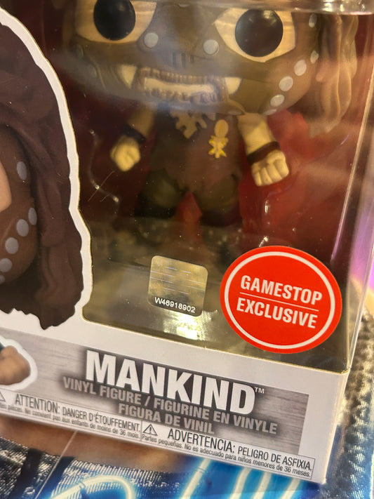 * Mankind WWE Gamestop Exclusive Funko Pop