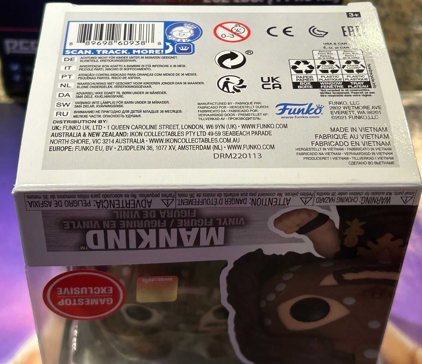 * Mankind WWE Gamestop Exclusive Funko Pop