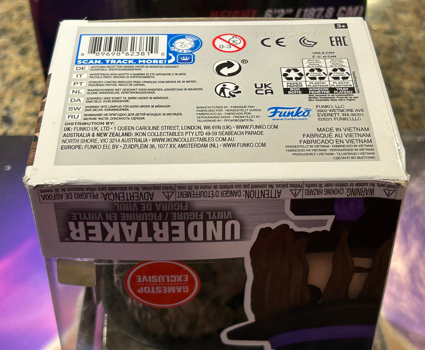 * The Undertaker WWE Gamestop Exclusive Funko Pop