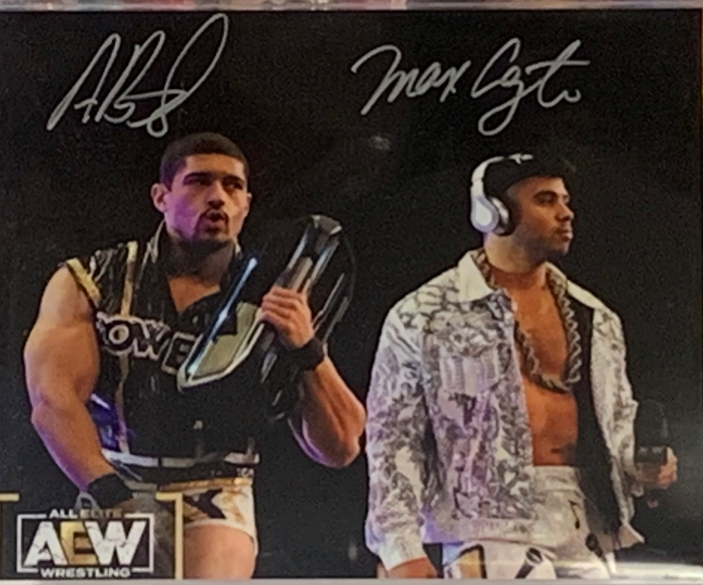 The Acclaimed Dual Signed AEW 8x10 Color Photo (Comes w/COA)