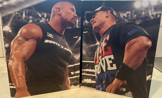 + WWE DVD “Rock vs Cena, Once in a Lifetime” (3-Disc Set)