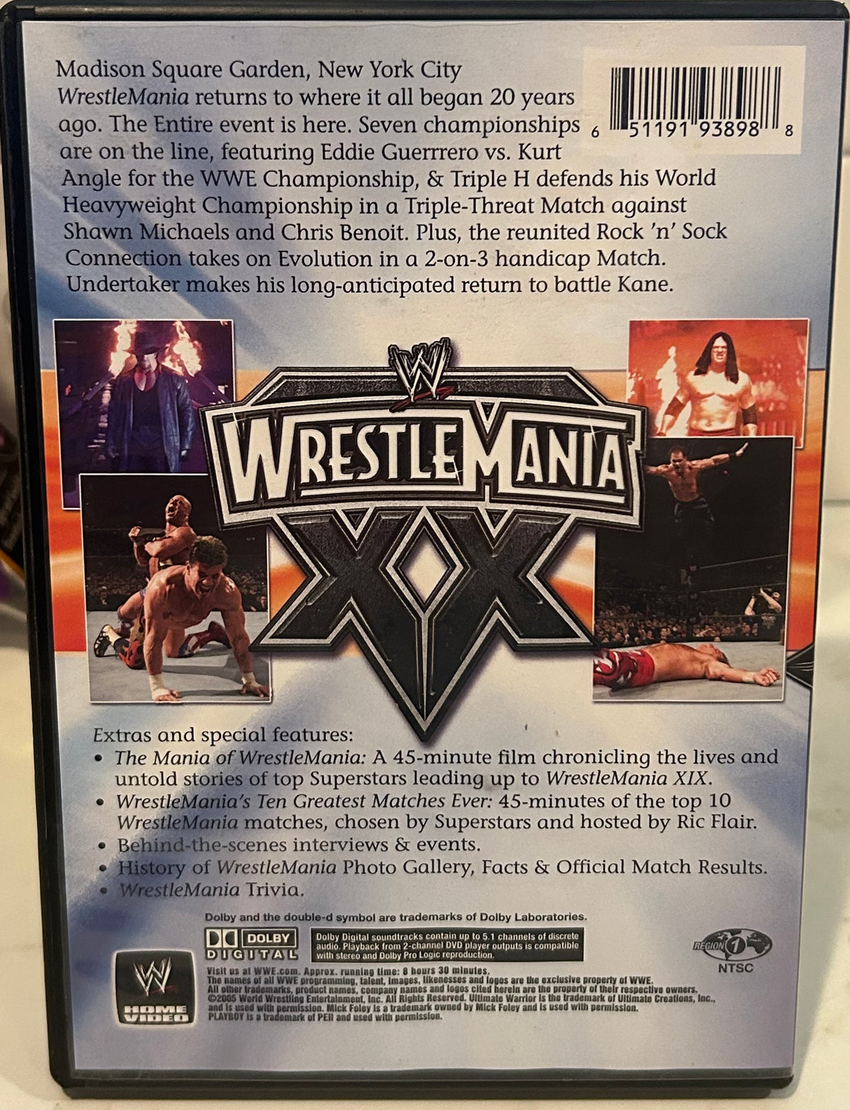 + WWE DVD “Wrestlemania 20” (3-Disc Set)
