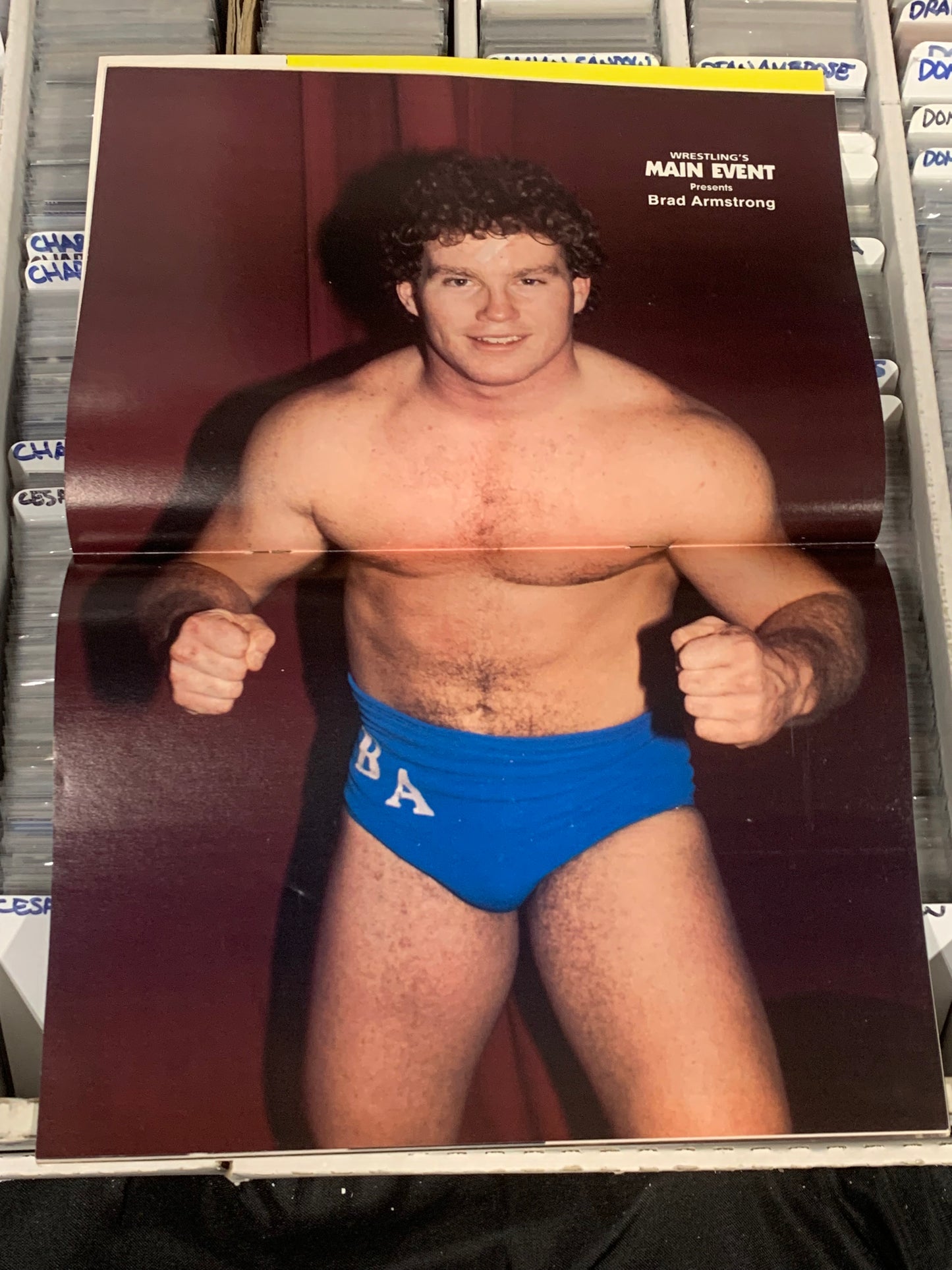 Wrestling’s Main Event Magazine June 1984 (Poster Brad Armstrong)