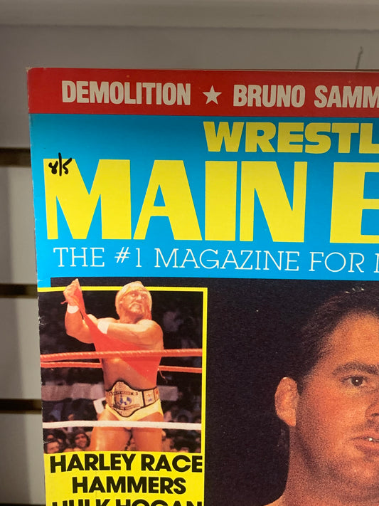 Wrestling’s Main Event Magazine September 1987 (Poster Randy Savage)