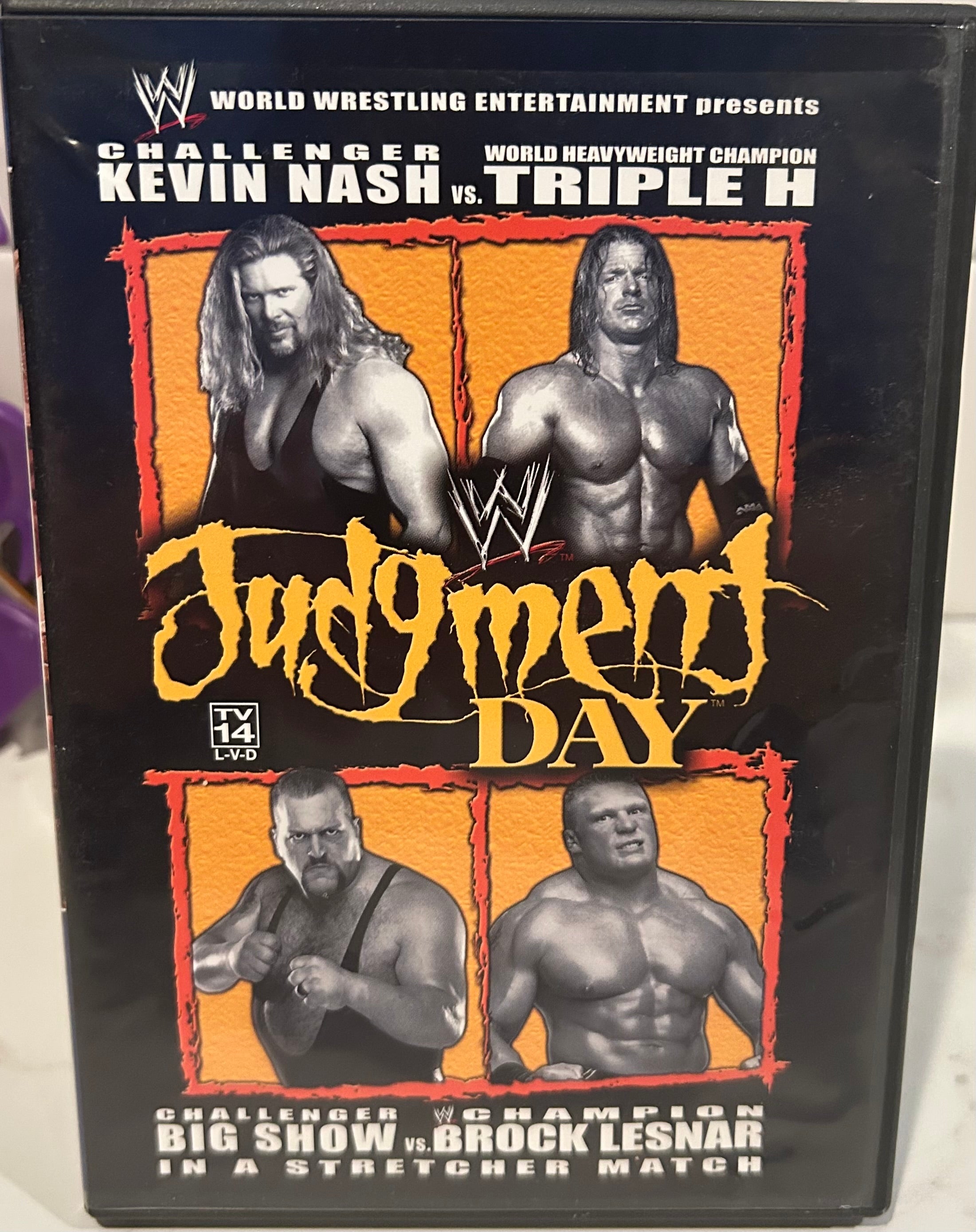 WWE DVD “Judgement Day 2003” (Brock, Nash, Triple H & so much more