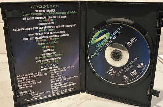 + WWE DVD “Summer Slam 2004” (Eddie Guerrero, Angle, Undertaker & so much more)