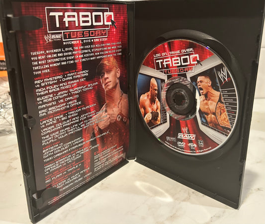 + WWE DVD “Taboo Tuesday 2005” (Cena, Angle, HBK & so much more)
