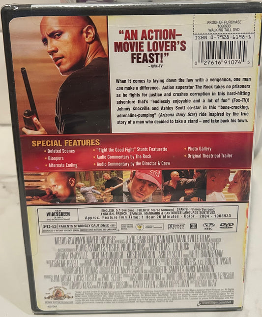 + WWE DVD “Walking Tall featuring The Rock” (Sealed, Brand New)
