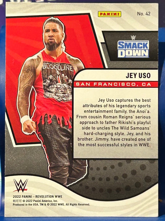 * Jey Uso 2022 WWE Panini Revolution Card