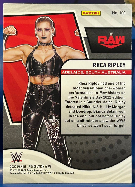 * Rhea Ripley 2022 WWE NXT Panini Revolution Card